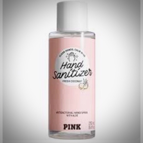 VS PINK Black Backpack Bag + Victoria’s Secret Fresh Coconut Hand Sanitizer Lot main image 4